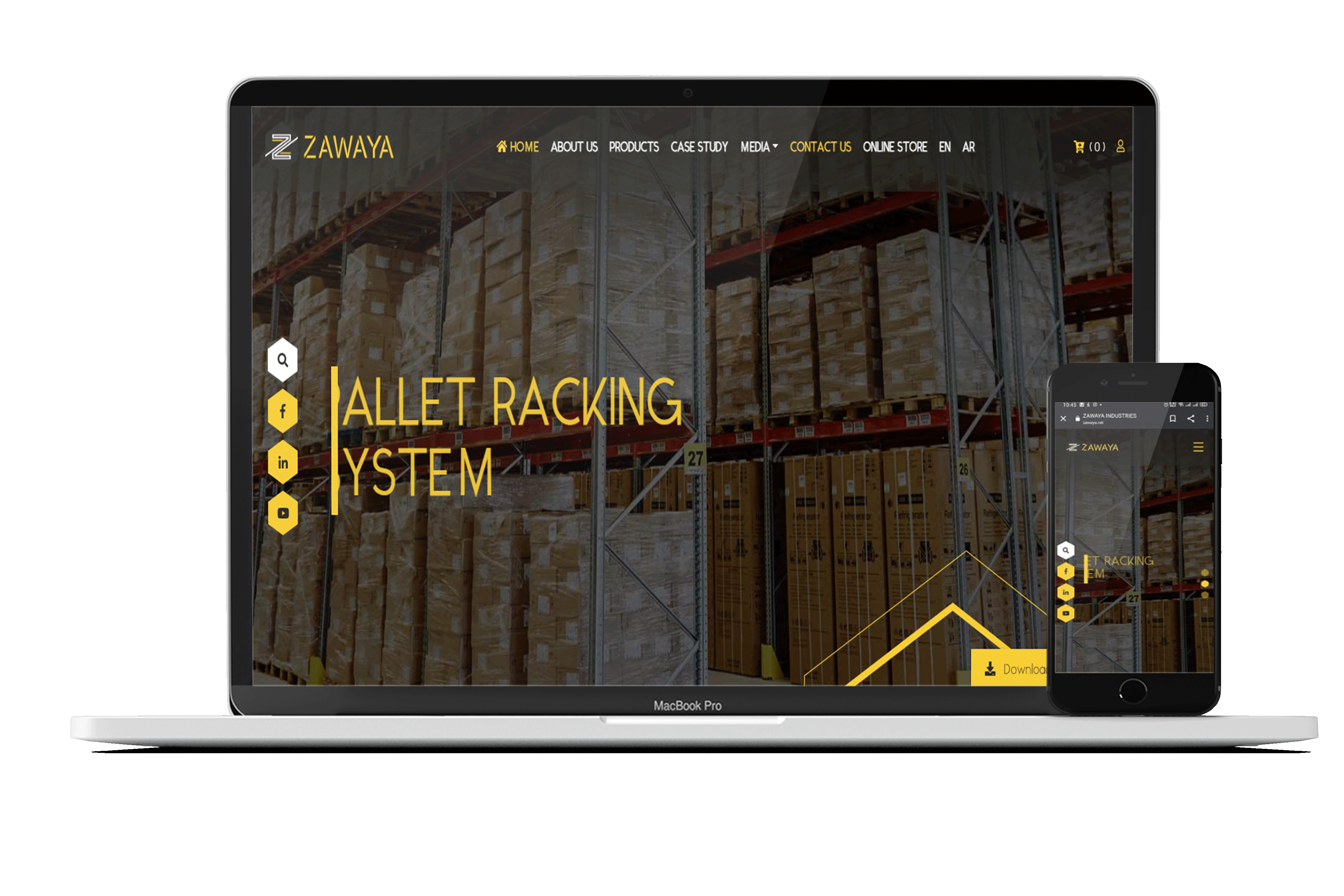 Zawaya Industrial Website